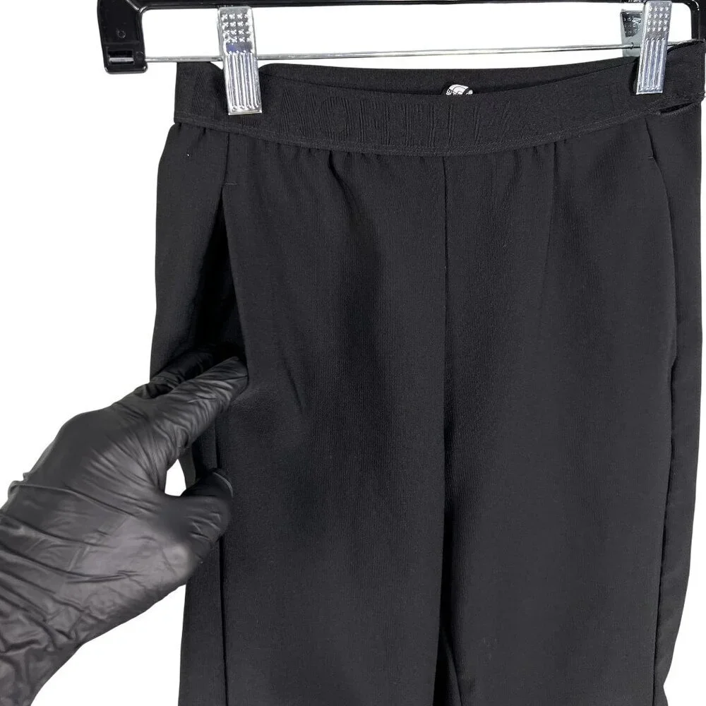 The North Face Girls Medium 10/12 Black  Jogger Sweatpants Pockets Branded Waist